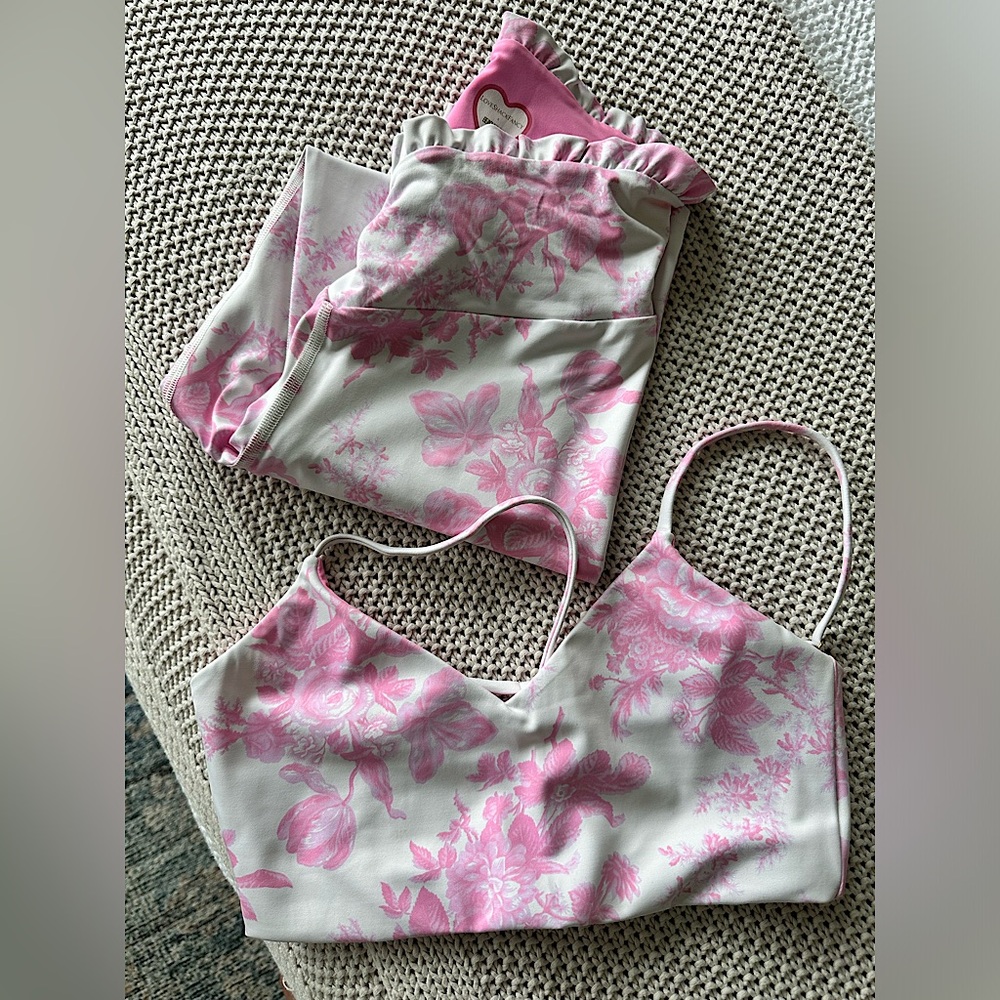 LOVESHACKFANCY X Beach Riot Workout Set